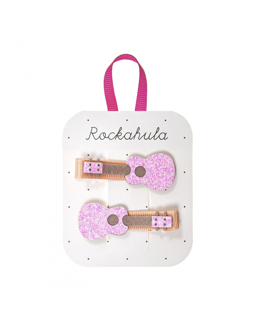 Rockahula Kids - 2 spinki do włosów Guitar