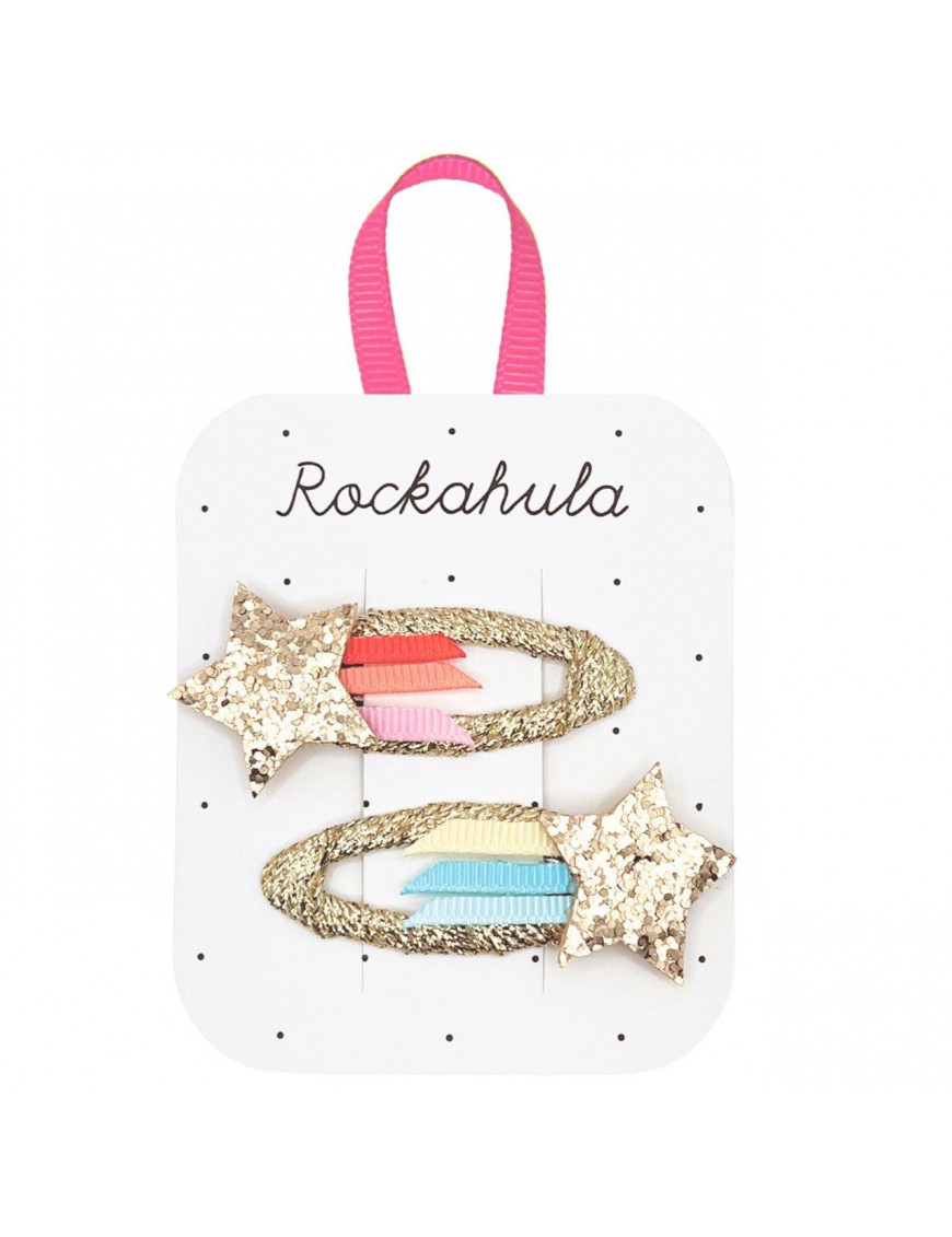 Rockahula Kids - 2 spinki do włosów Colour Pop Shooting Star