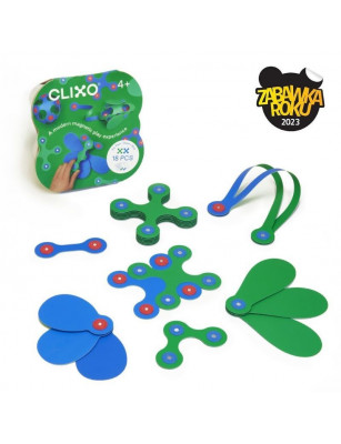 Clixo, Układanka magnetyczna Itsy zielono-niebieska