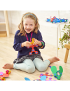 Clixo, Klocki magnetyczke Rainbow pack 42 ELEMENTY