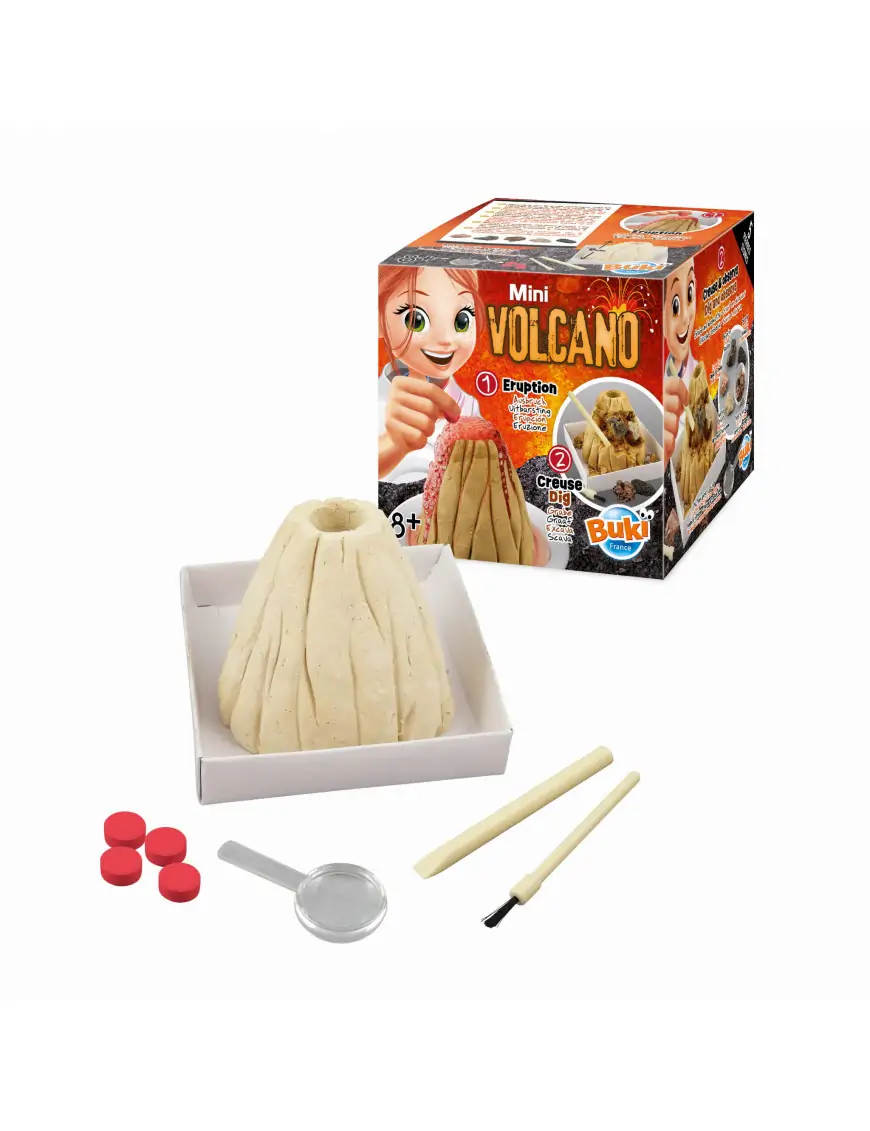 Mini wulkan - erupcja i odkopywanie Buki
