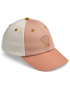 Bawełniana czapka z daszkiem Danny cap - Rose Mix / 1-10y