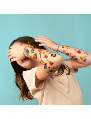 Tatuaże dla dzieci 50 sztuk - Kawaii OMY