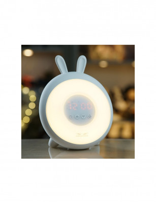 Rabbit & Friends, Lampka budząca światłem biały królik
