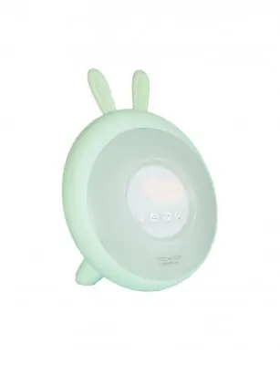 Rabbit & Friends, Lampka budząca światłem zielony królik