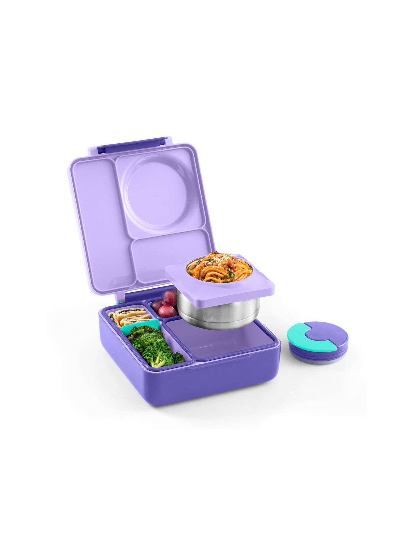 OMIE OMIEBOX lunch box z termosem, Purple Plum