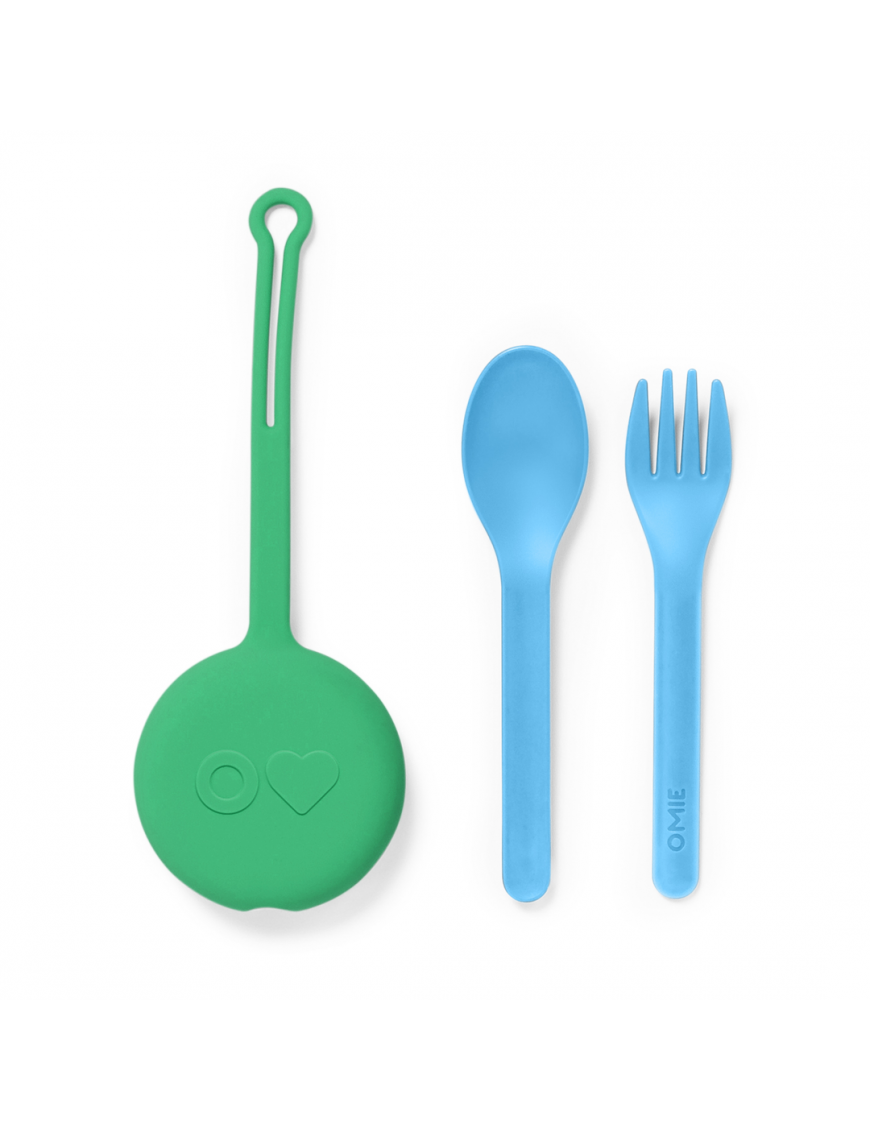 OMIE OMIEPOD zawieszka - pokrowiec ze sztućcami, Mint Green