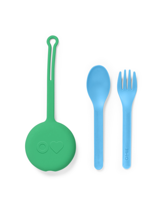OMIE OMIEPOD zawieszka - pokrowiec ze sztućcami, Mint Green