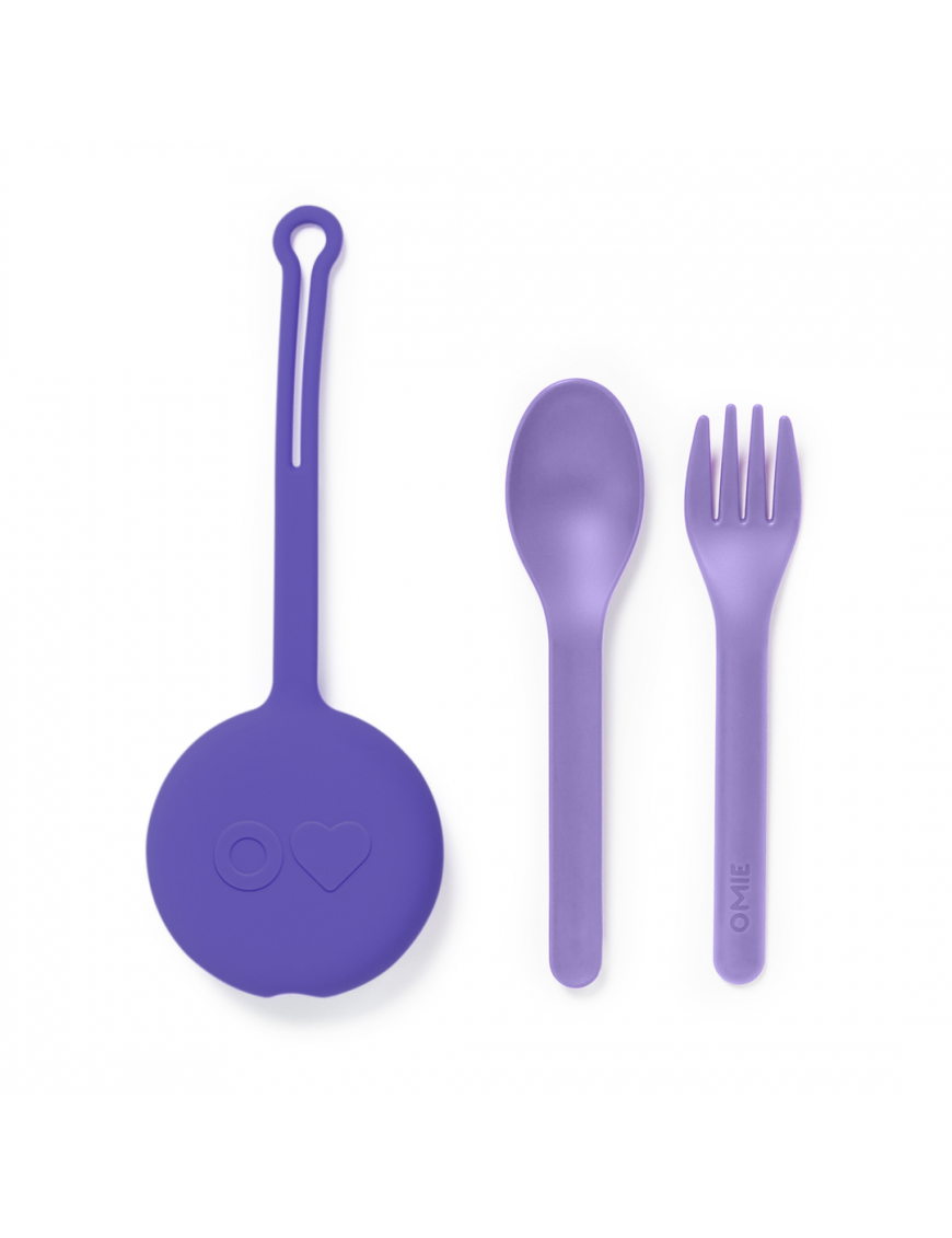 OMIE OMIEPOD zawieszka - pokrowiec ze sztućcami, Lilac