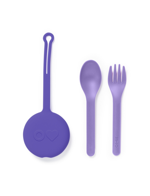 OMIE OMIEPOD zawieszka - pokrowiec ze sztućcami, Lilac