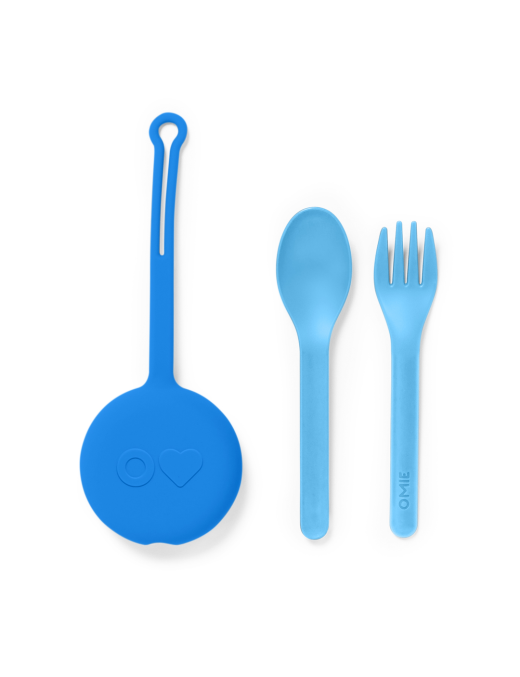 OMIE OMIEPOD zawieszka - pokrowiec ze sztućcami, Capri Blue