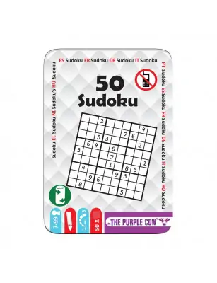 Podróżne łamigłówki The Purple Cow - 50 Sudoku