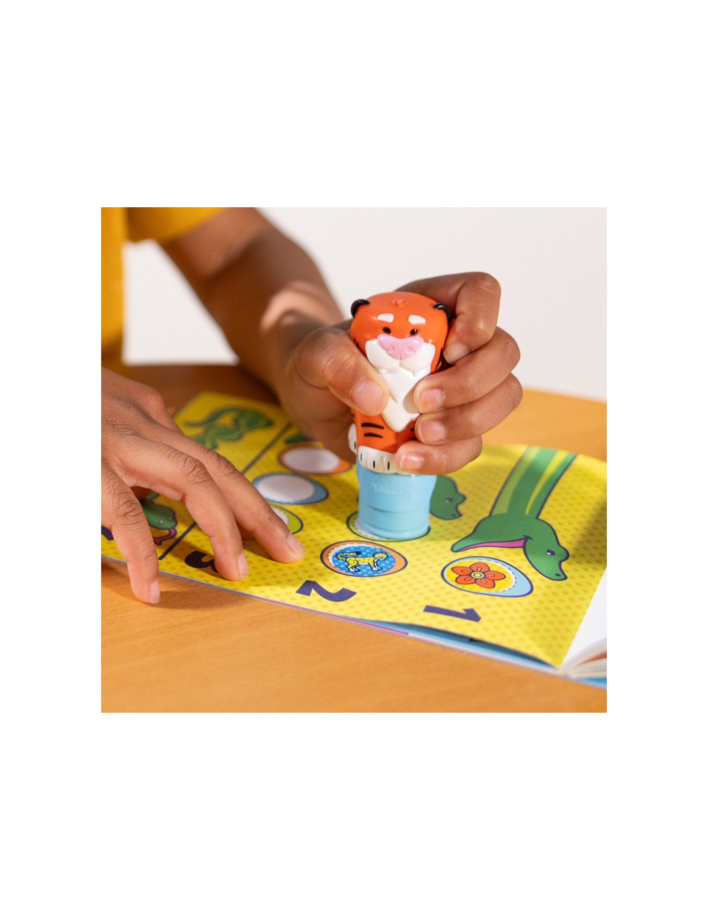 Sticker WOW! stempelki z naklejkami tygrysek, Melissa & Doug Sticker WOW! stempelki z naklejkami tygrysek, Melissa & Doug