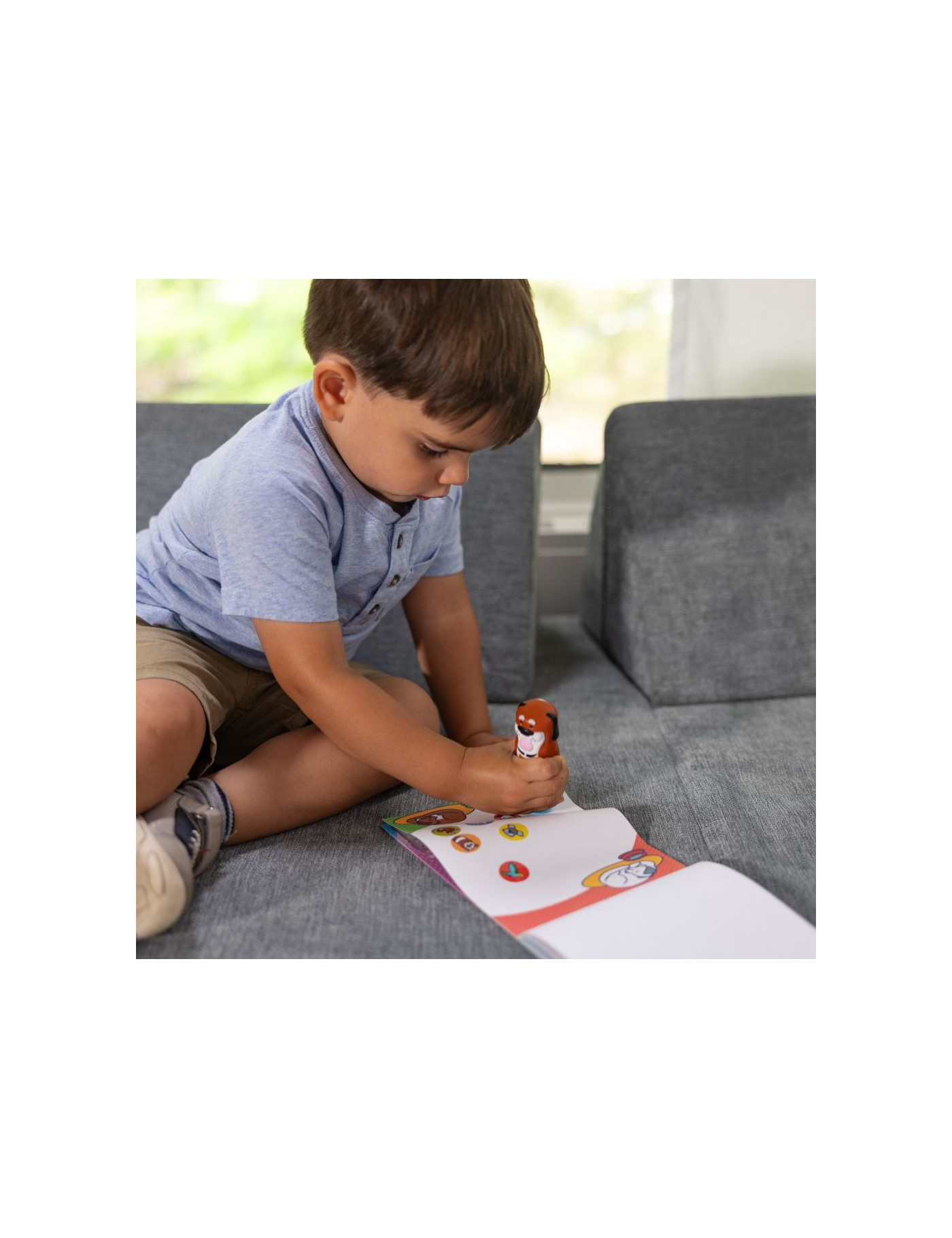 Sticker WOW! stempelki z naklejkami Piesek, Melissa & Doug