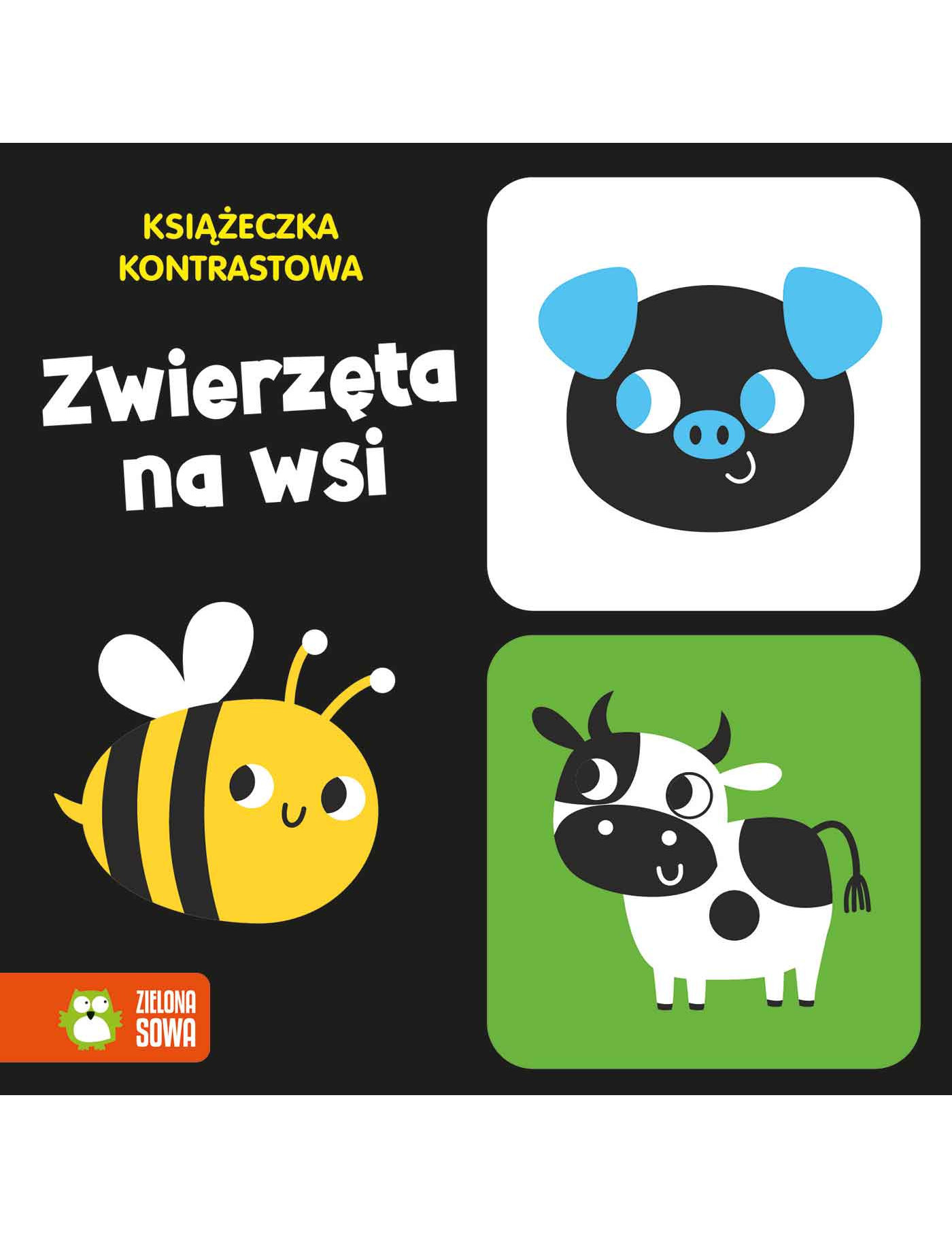 Książeczka kontrastowa, Zwierzęta na wsi