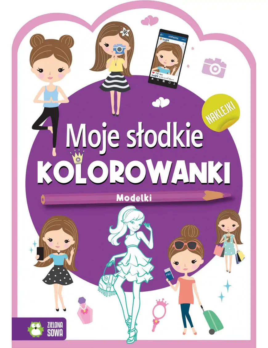 Moje słodkie kolorowanki. Modelki