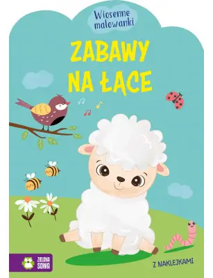 Wiosenne malowanki. Zabawy na łące