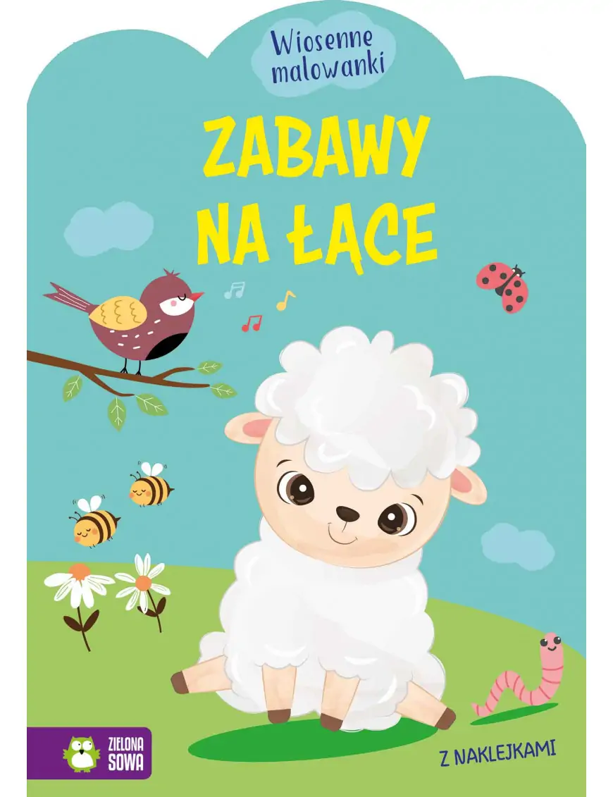 Wiosenne malowanki. Zabawy na łące