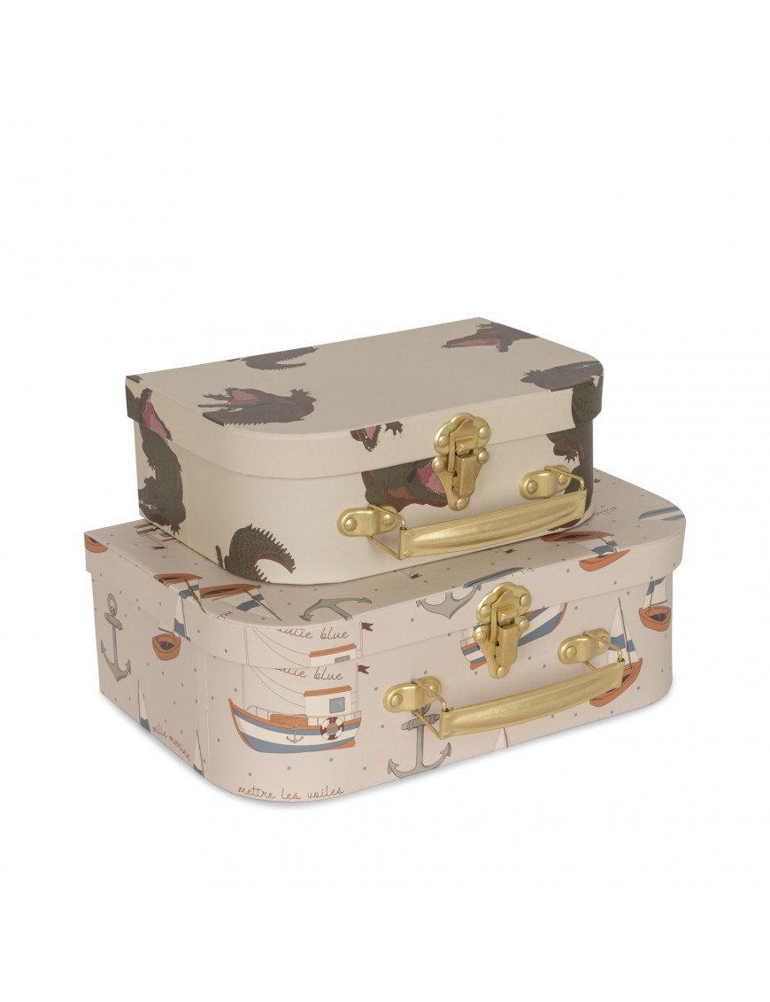 Konges Slojd, 2pack suitcase, Crocodile