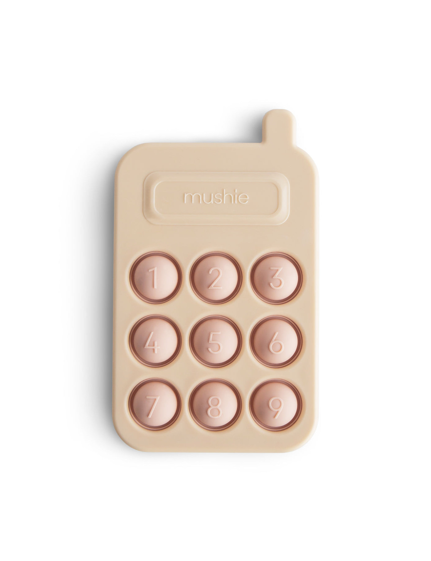 Zabawka sensoryczna Press Toy Phone, Blush Mushie Zabawka sensoryczna Press Toy Phone, Blush Mushie