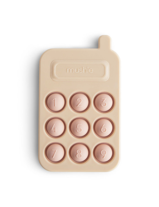 Zabawka sensoryczna Press Toy Phone, Blush Mushie