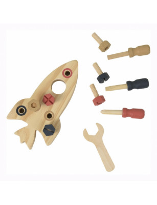 Drewniana zabawka manualna - Rakieta | Egmont Toys®