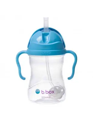 B.Box, Bidon ze słomką 240ml borówkowy