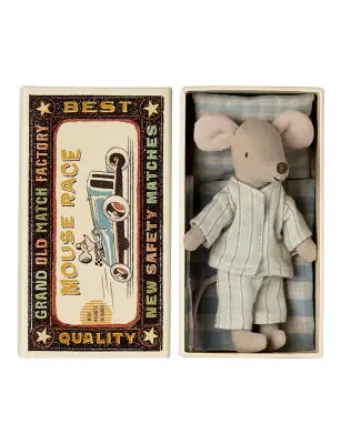 Myszka Maileg - Big brother mouse in matchbox