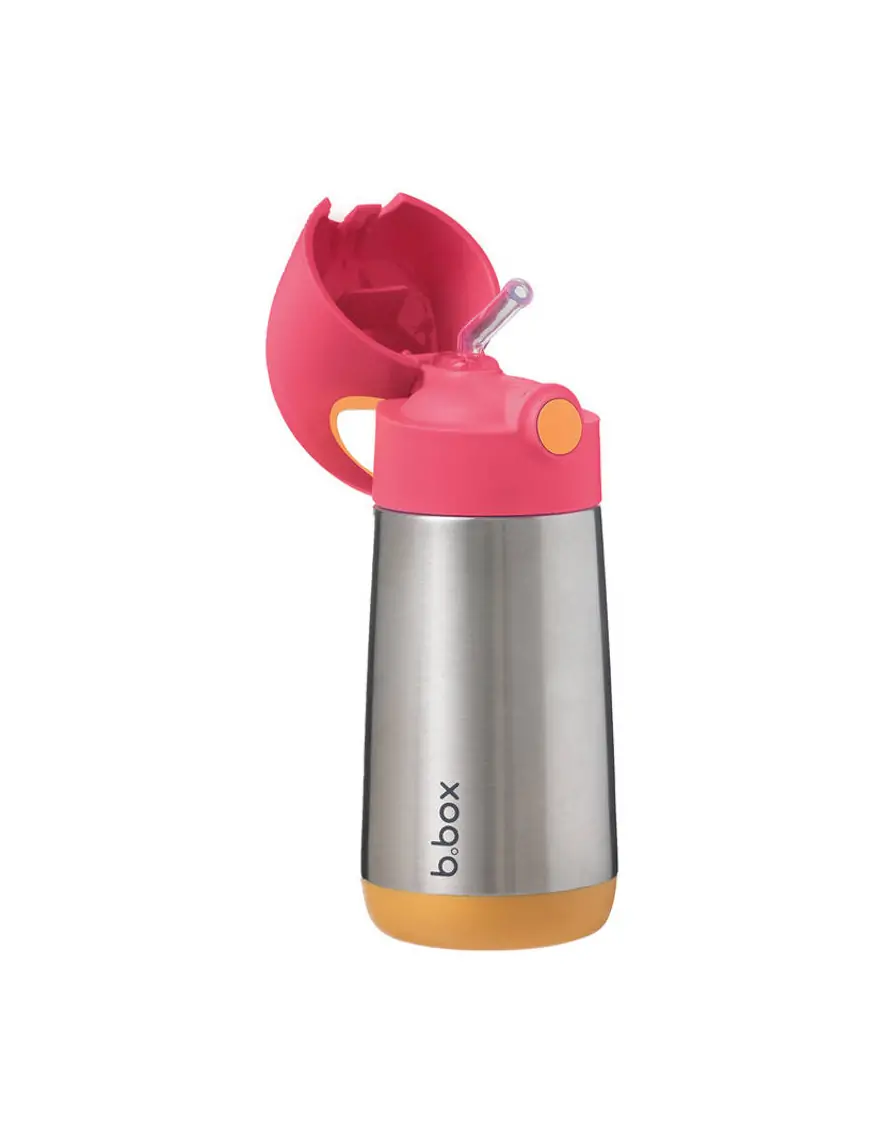 Butelka termiczna ze słomką 350ml Strawberry Shake, b.box