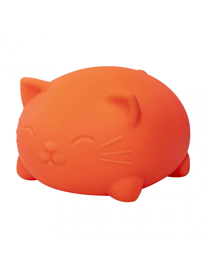 Gniotek sensoryczny, antystresowy, SUPER NEEDOH COOL CATS Pomarańczowy