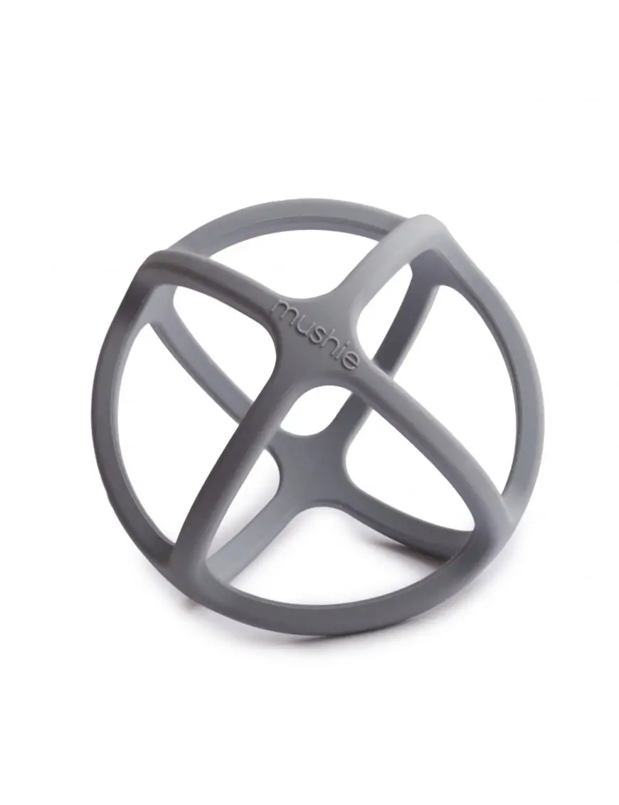 Gryzak Sensoryczny 3D Ball Dove Grey, Mushie