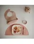 Sililkonowy śliniak Blush, Mushie