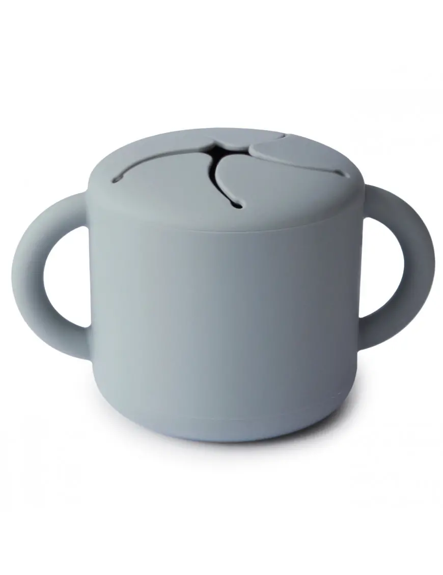 Mushie - Kubek niewysypek na przekąski SNACK CUP Stone