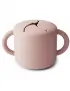 Mushie - Kubek niewysypek na przekąski SNACK CUP Blush