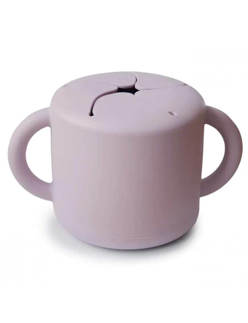 Mushie - Kubek niewysypek na przekąski SNACK CUP Lilac