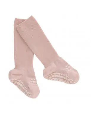 Bambusowe skarpetki antypoślizgowe Soft Pink GoBabyGo