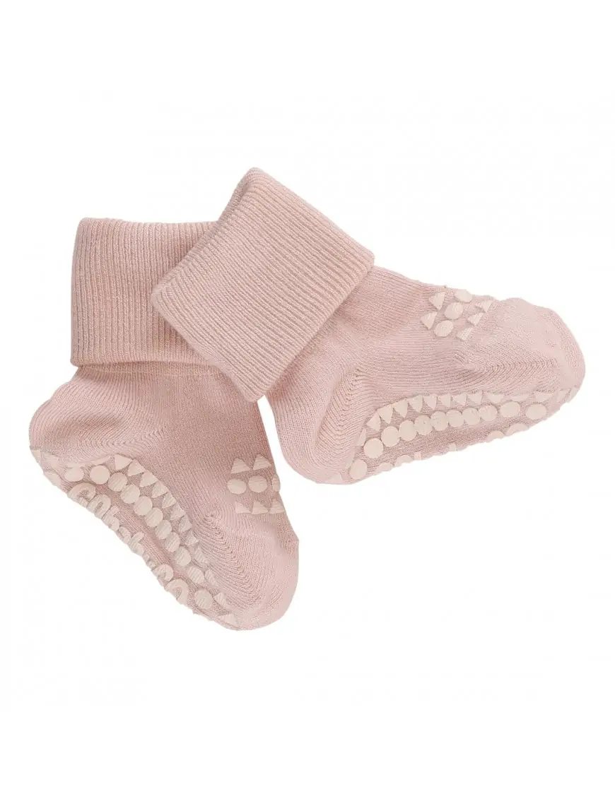 Bambusowe skarpetki antypoślizgowe Soft Pink GoBabyGo