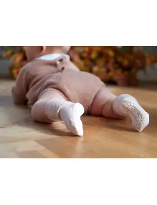 Bambusowe skarpetki antypoślizgowe Soft Pink GoBabyGo
