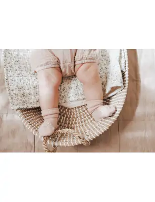 Bambusowe skarpetki antypoślizgowe Soft Pink GoBabyGo
