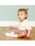 Bambusowe skarpetki antypoślizgowe off White GoBabyGo