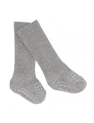 Bambusowe skarpetki antypoślizgowe Grey GoBabyGo