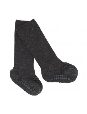 Bambusowe skarpetki antypoślizgowe Dark Grey GoBabyGo