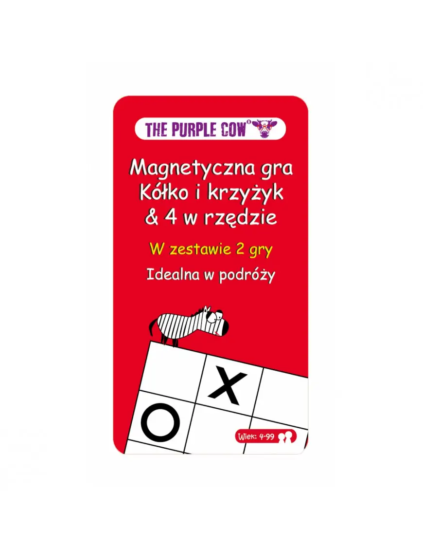 Gra magnetyczna The Purple Cow - Kółko i Krzyżyk
