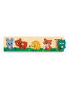 Drewniane puzzle LEŚNE ZWIERZĄTKA Djeco Drewniane puzzle LEŚNE ZWIERZĄTKA Djeco