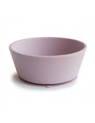 Mushie Miseczka Silikonowa z Przyssawką Soft Lilac