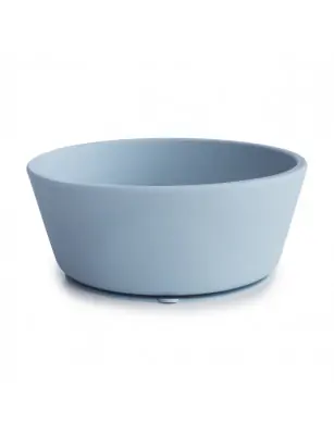 Mushie Miseczka Silikonowa z Przyssawką Powder Blue