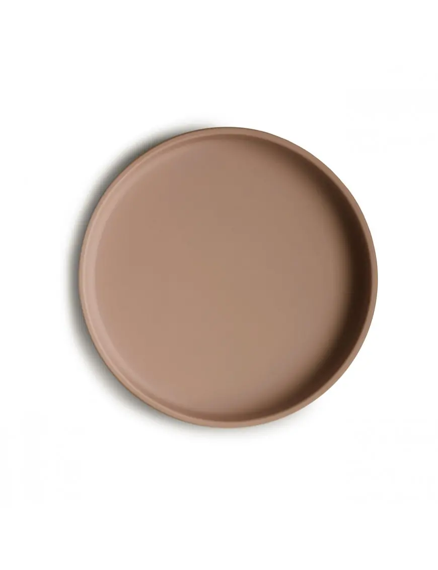 Mushie Talerzyk Silikonowy z Przyssawką Classic Natural