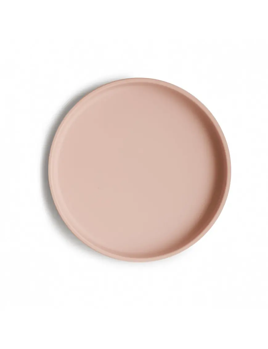 Mushie Talerzyk Silikonowy z Przyssawką Classic Blush