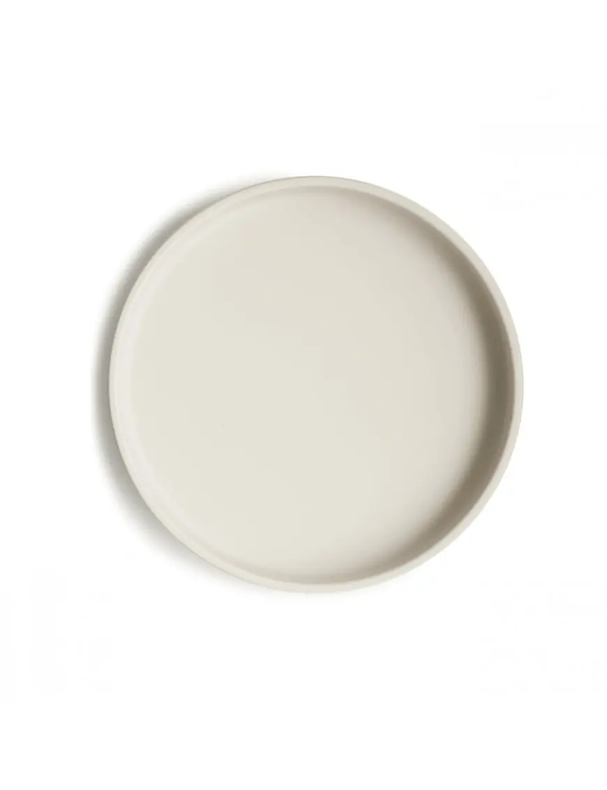 Mushie Talerzyk Silikonowy z Przyssawką Classic Ivory