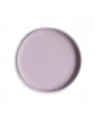 Mushie Talerzyk Silikonowy z Przyssawką Classic Soft lilac